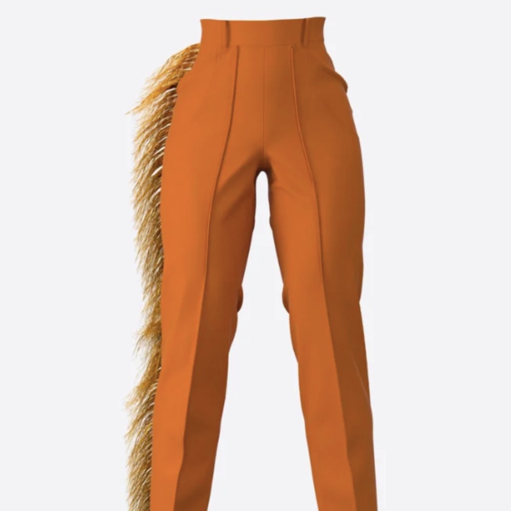 Hanifa AVA Orange Pants (S)